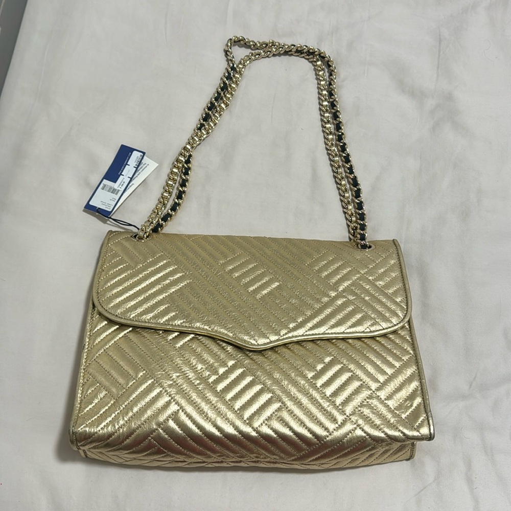 Rebecca Minkoff brand new gold bag